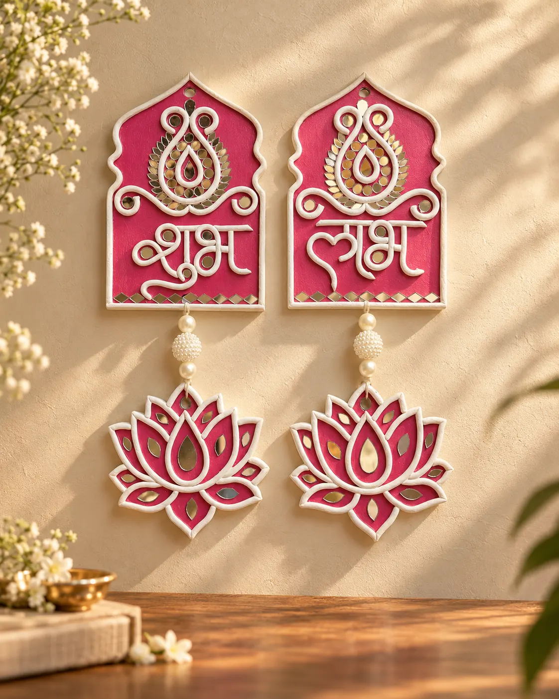 Shubh Labh Lotus Pink